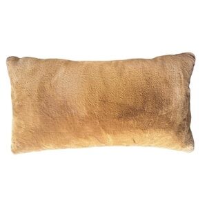 Rachel Zoe Orange Velvet Velour Lumbar Throw Pillow 16x24